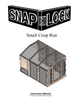 SNAP LOCK Small Chicken Coop Run User manual