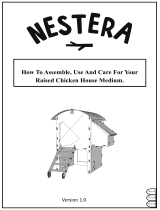 NESTERA Raised Chicken House Medium User manual