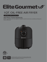 Elite Gourmet EAF1121(A-Z) Personal Air Fryer User manual