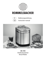 Rommelsbacher BA 550 User manual