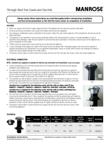 Manrose Through Roof Fan Cowls and Fan Kits User manual