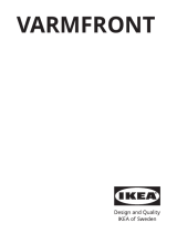 IKEA VARMFRONT User manual