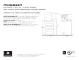 GE Profile PTW600BSRWS User manual