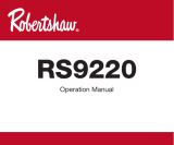 Robertshaw RS9220 User manual