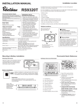 Robertshaw RS9320T User manual