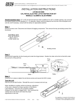 Cal-Royal CAL-ROYAL LR100CAK-9800 Electric Latch Retraction Kit User manual