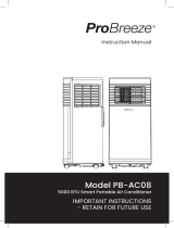 ProBreeze PB-AC08 User manual