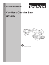 Makita HS301D User manual