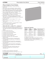 Lutron PHPM-PA-120-WH User manual