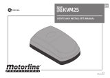Motorline professional KVM25 User manual