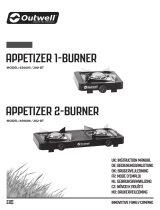 Outwell 650605-200-BT Appetizer 1-Burner User manual