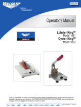 Vollrath Redco, Lobster King® and Oyster King™ User manual