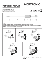 HOFTRONIC Set of 5 Pavo White LED Recessed Spotlights User manual