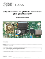 QRP Labs QDX User manual