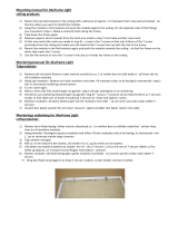 Lekolar Akuframe Light Ceiling User manual