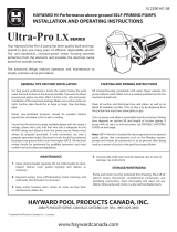 Hayward Ultra-Pro LX Series User manual