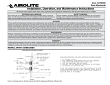 AIROLITE 476320 User manual