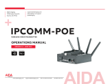 AIDA IPCOMM-POE User manual