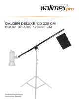 Walimex Pro GALGEN DELUXE 120-220 CM Telescope Arm User manual