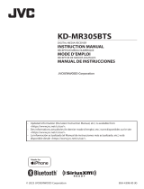 JVC KD-MR305BTS User manual