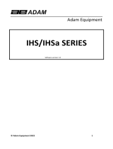 ae ADAM IHSa Series User manual