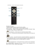 MOSITOECO MST-F433-A Remote Control User manual