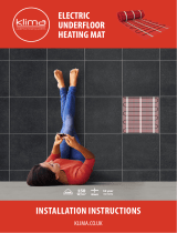 klima 0.5x2m Electric Underfloor Heating Mat User manual