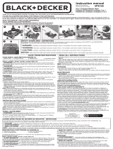 Black & Decker MTC220 User manual