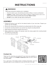 Merra 22 Inch LED Vanity Light User manual