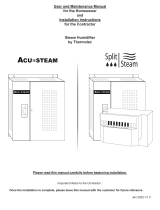 Thermolec AcuSteam Steam Humidifier User manual