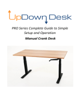 UpDown Desk PRO Series User manual