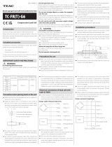 TEAC TC-FR-G6 User manual