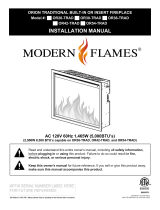 Modern Flames OR26-TRAD User manual
