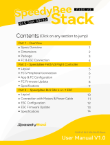 SpeedyBee F405 V3 BLS 50A 30×30 Stack for FPV Drones User manual