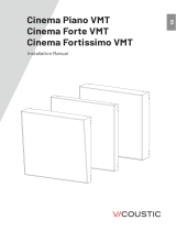 Vicoustic Cinema Piano VMT User manual