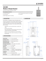 CAMDEN DOOR CONTROLS CM-SRX2 User manual