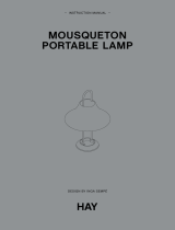 Hay Mousqueton Portable Outdoor Lamp User manual