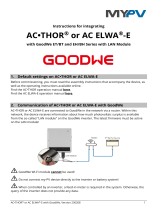 MYPV GOODWE AC-THOR or AC ELWA-E LAN Module User manual