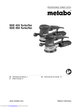 Metabo SXE 425 TURBOTEC User manual