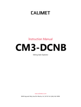 Calimet CM3-DCNB User manual