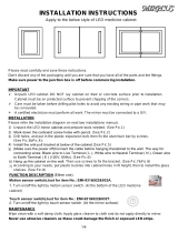 MIRPLUS LED Medicine Cabinet User manual