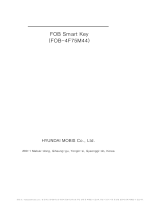 Hyundai Mobis FOB-4F75M44 User manual