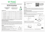 V TAC V-TAC VT61003 LED Backlit Recessed Panel User manual