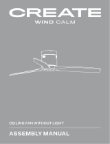 Create Wind Calm Ceiling Fan User manual