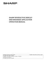 Sharp PN-L652B User manual