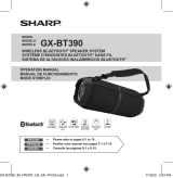 Sharp GX-BT390 User manual