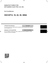Mitsubishi Electric SVZ-KP12 User manual