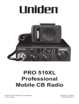 Uniden PRO510 XL Owner's manual