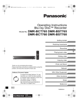 Panasonic DMR-BCT765 User manual