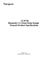 Targus ACB75B User manual